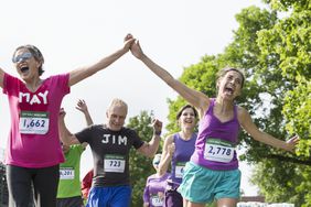 Baby boomers in half-marathon