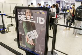 REAL ID sign at Miami International Airport