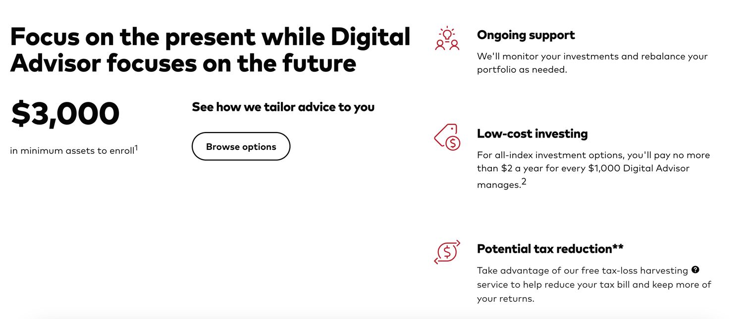 Account Set Up Vanguard Digital Advisor Review