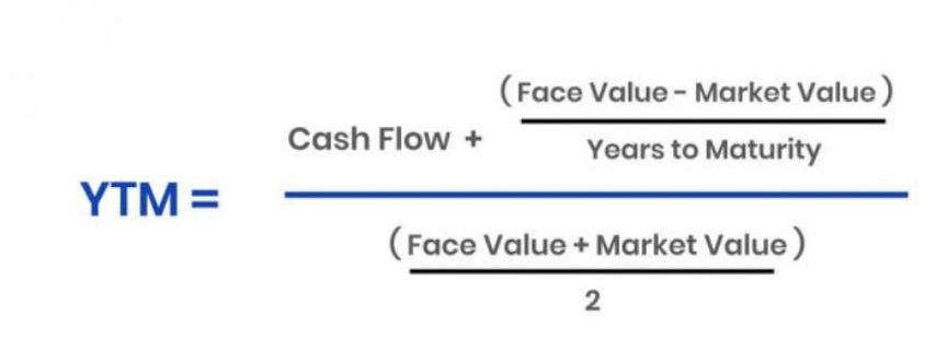 Yield to Maturity formula