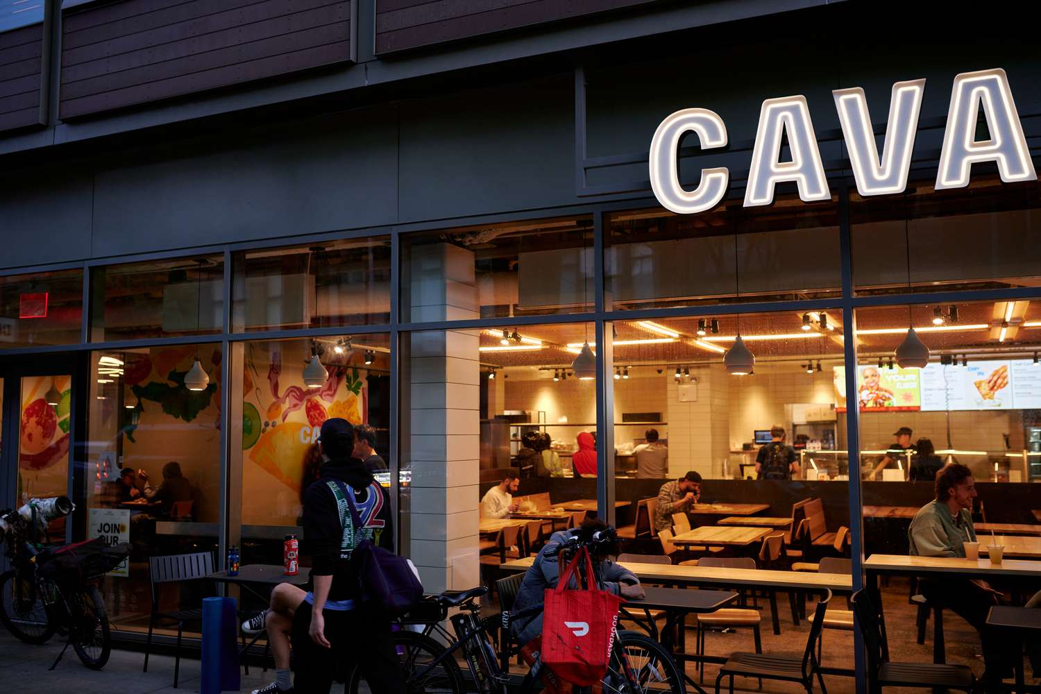 A Cava restaurant in the Brooklyn borough of New York, US, on Monday, May 6, 2024.