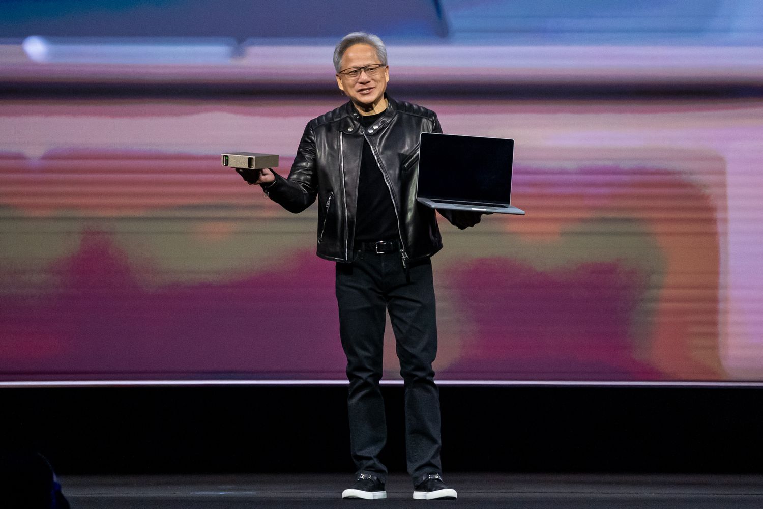 Jensen Huang, co-founder and chief executive officer of Nvidia Corp., speaks during the Nvidia GPU Technology Conference (GTC) in San Jose, California, US, on Tuesday, March 18, 2025.