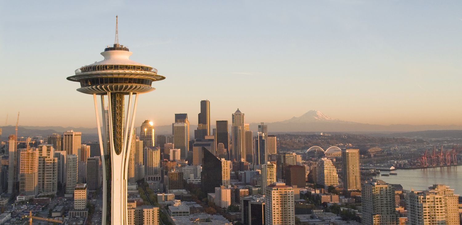 Seattle skyline and space needle