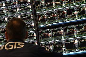 A trader at work on the floor of the New York Stock Exchange earlier this month. 