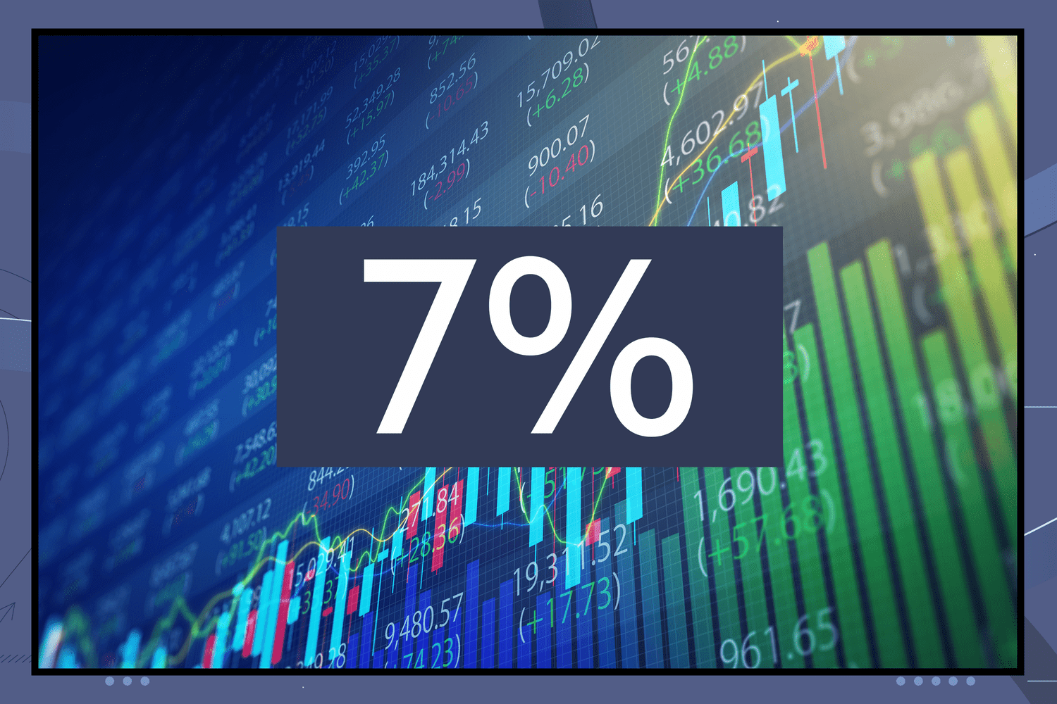 illustration of 7% number
