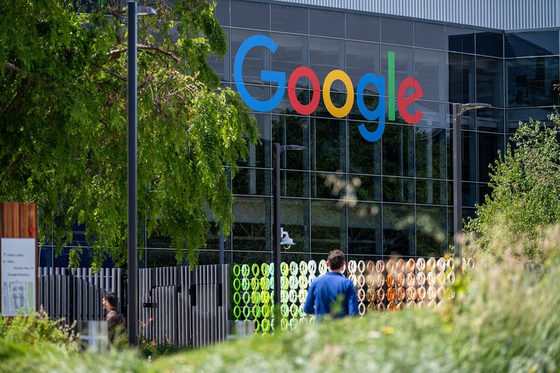 The Google headquarters in Mountain View, California