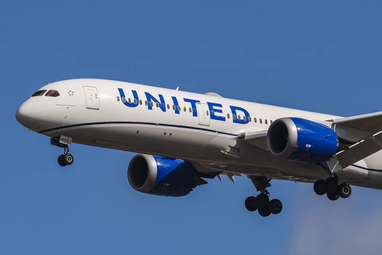 United Airlines Boeing 787-9 Dreamliner aircraft