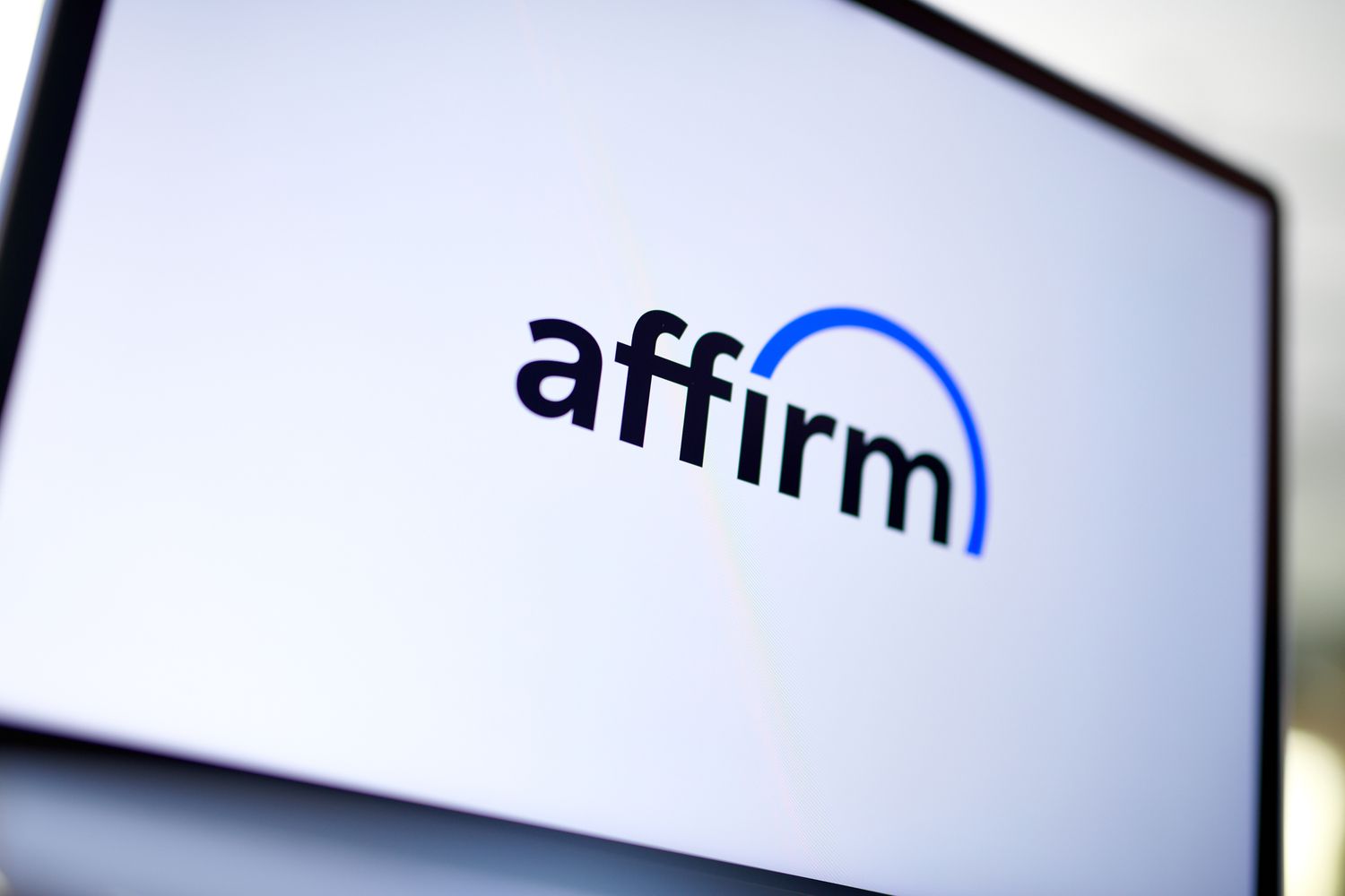 Affirm logo on a laptop computer
