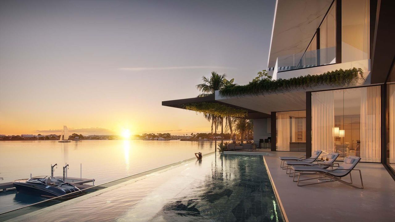 A view of the Manlapan, Fla., home recently described as the most-expensive listing in the US. 