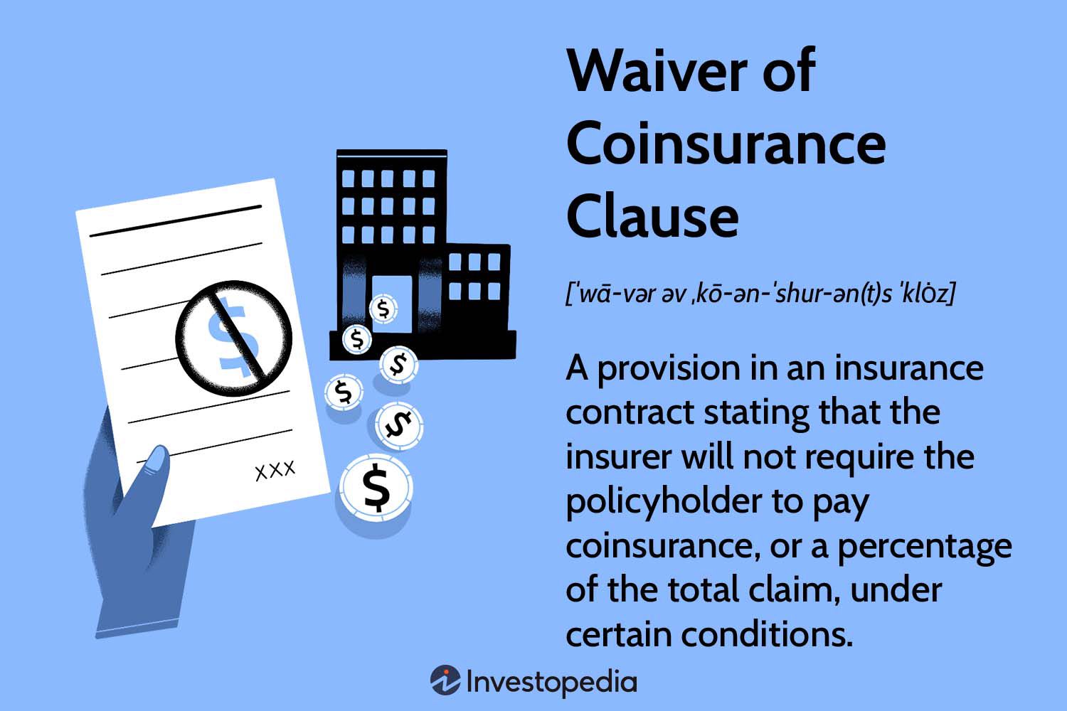 Waiver of Coinsurance Clause