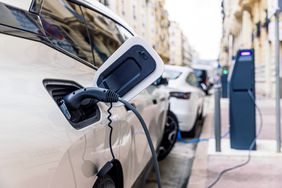 Electric vehicle charging on the street