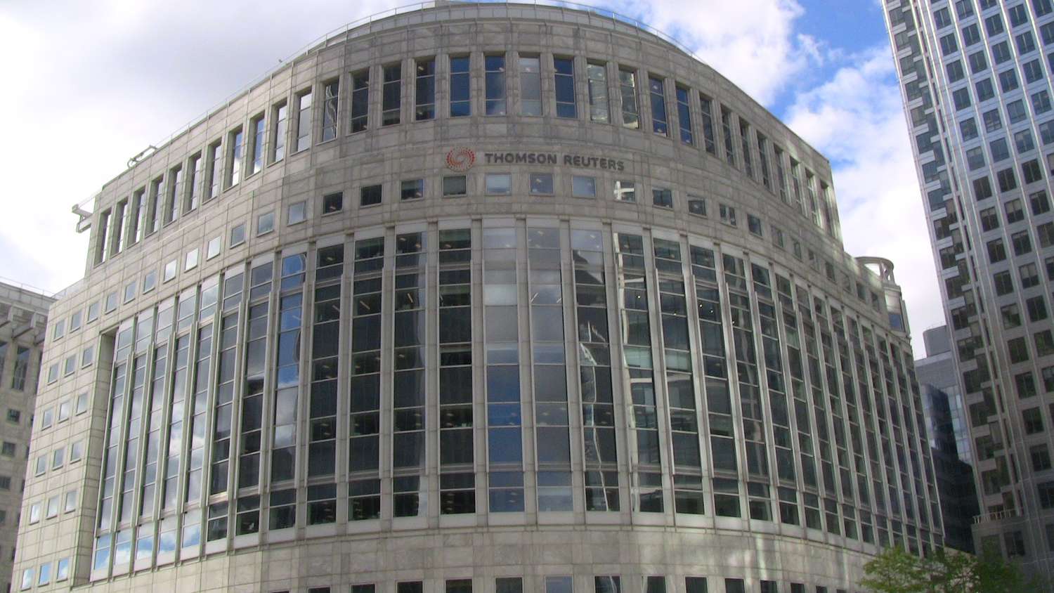 Thomson Reuters Building in Canary Wharf, London