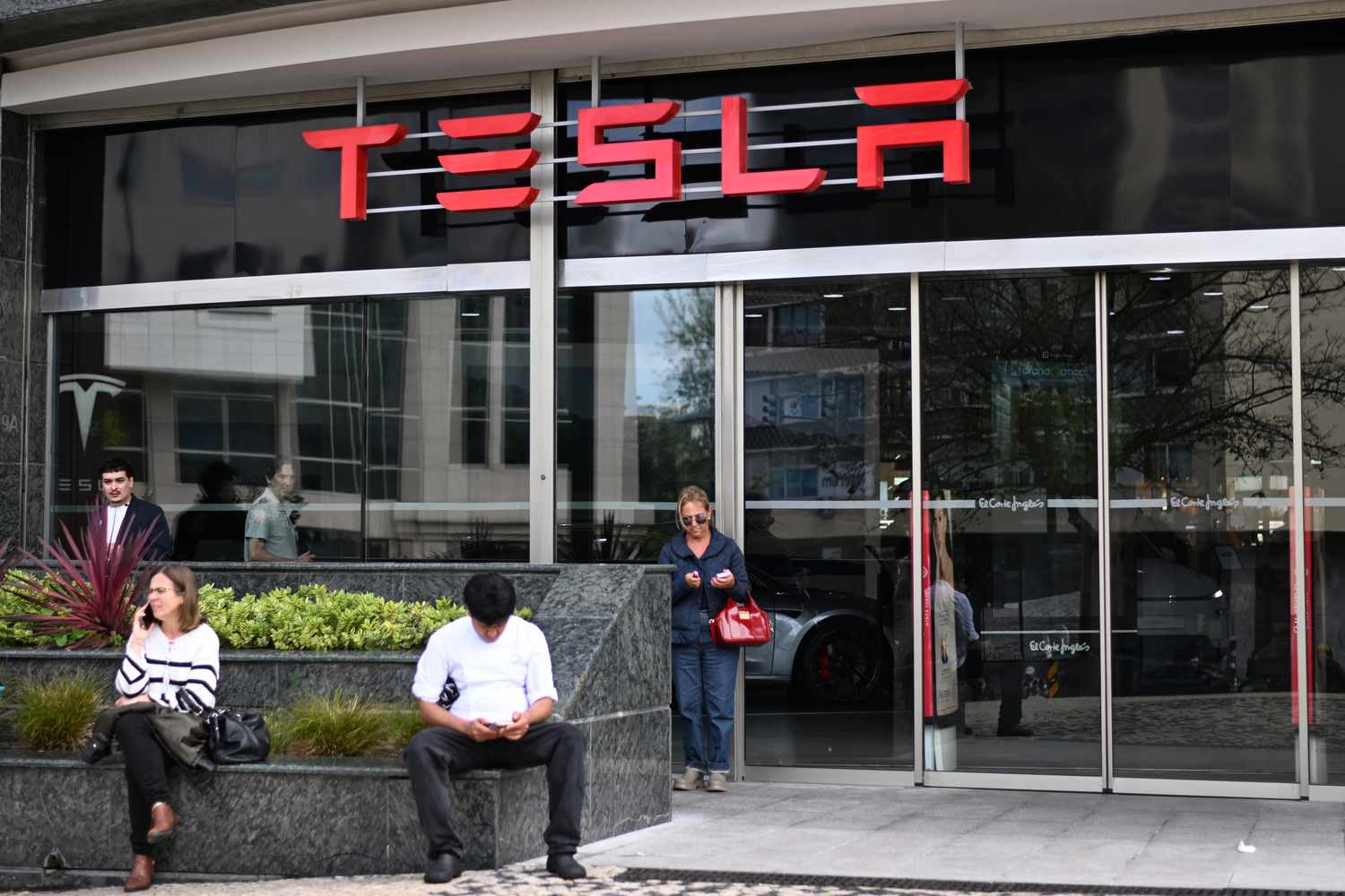 Tesla dealership.