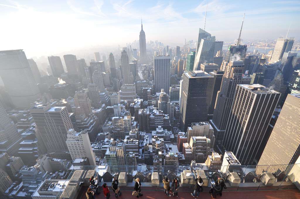 A metropolitan skyline